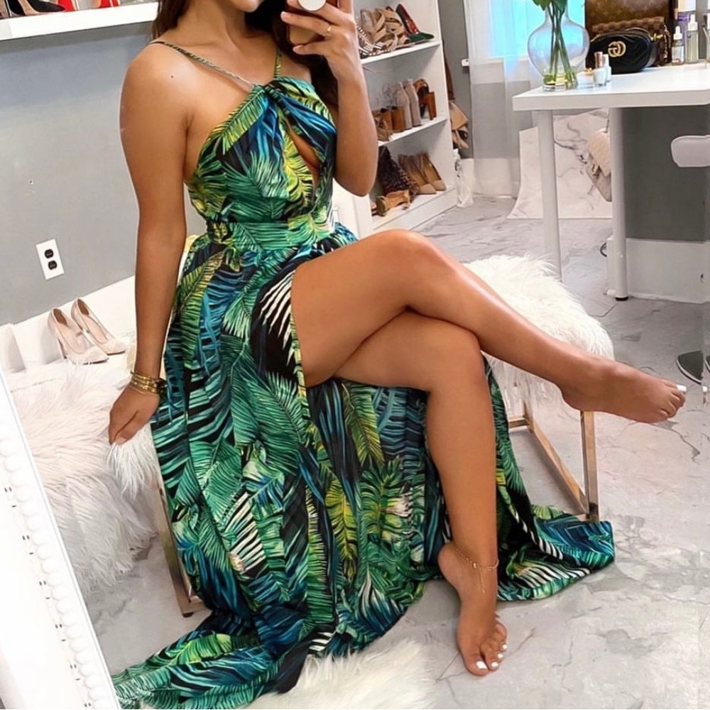 Tropical Maxi Dress